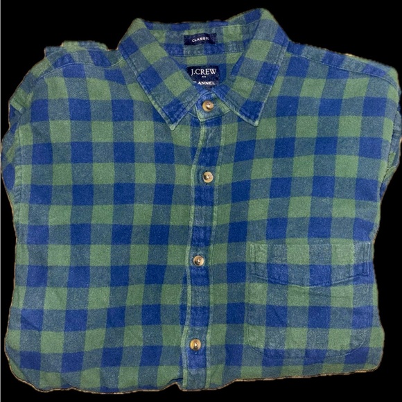Men’s medium J Crew flannel - Picture 2 of 3